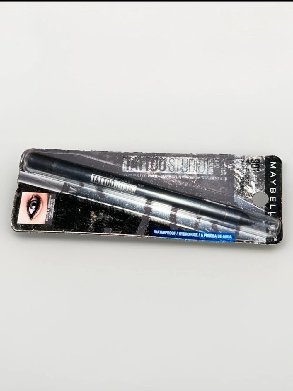 Maybelline TattooStudio Waterproof Eyeliner Pencil 36Hr Intense Charcoal 901